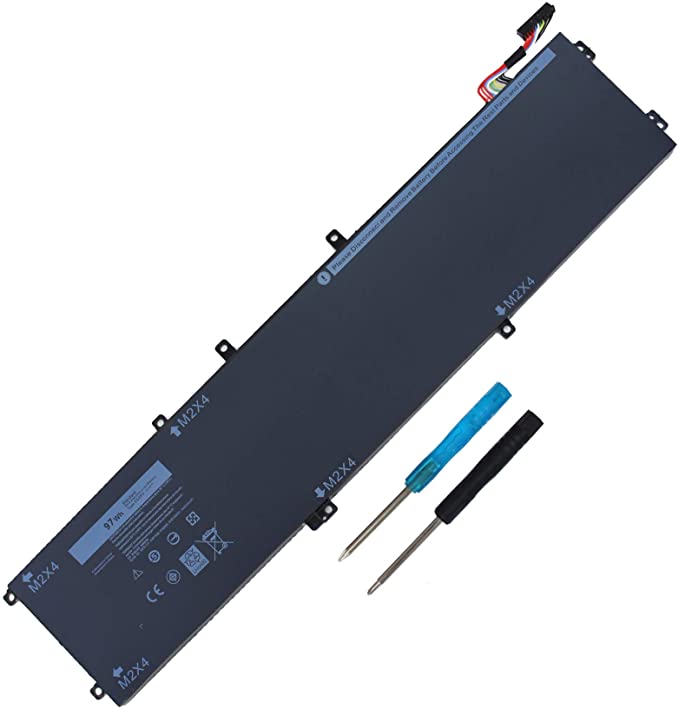 97WH 6GTPY Laptop Battery for Dell XPS 15 9550 9560 9570 Precision 5520 5530 5510 M5520 Workstation Series Notebook 5XJ28 5D91C - 12 Month Warranty