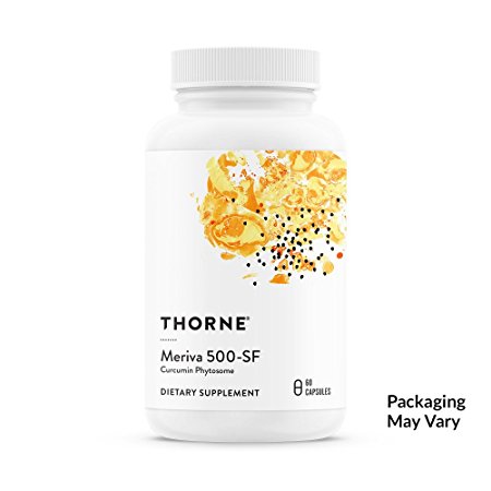 Thorne Research - Meriva 500-SF (Soy Free) - Curcumin Phytosome Supplement - 60 Capsules