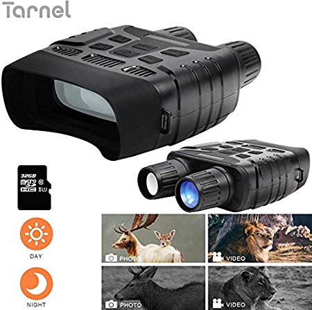 Tarnel Night Vision Binoculars HD Digital Infrared Hunting Binocular Scope 1080P Picture&720P Video and 2.31" LCD Screen IR Camera in 300m for Wildlife