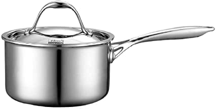 Cooks Standard Multi-Ply Clad Stainless-Steel 1-1/2-Quart Covered Sauce Pan