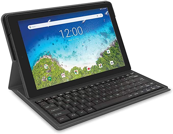 2018 RCA Viking Pro 2-in-1 10.1" Touchscreen High Performance Tablet Laptop PC, Intel Quad-Core Processor, 1G RAM, 32GB HDD, Detachable Keyboard, Webcam, Android 5.0 Lollipop (Charcoal)