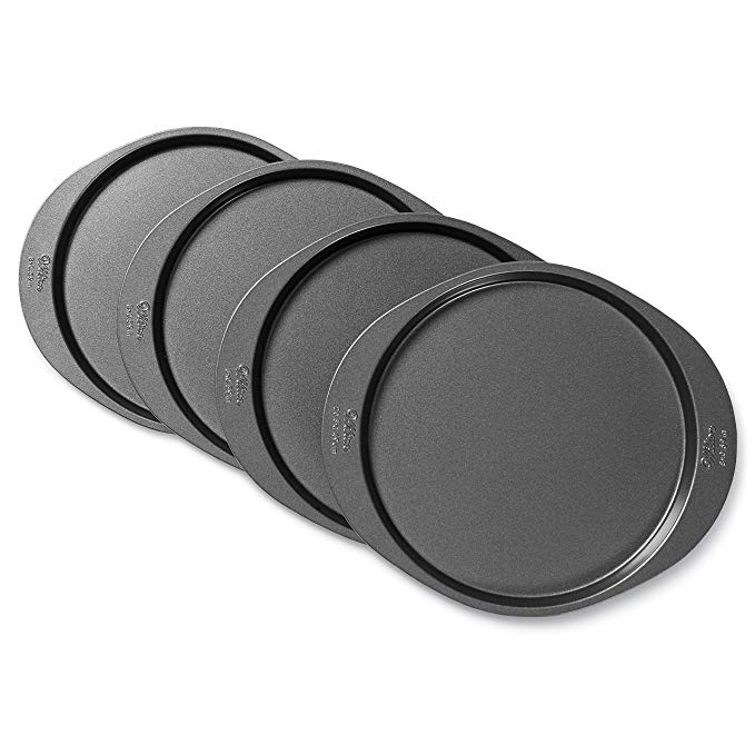 Wilton Easy Layers! Round Layer Cake Tins Set,  20.3cm (8in), 4 Piece