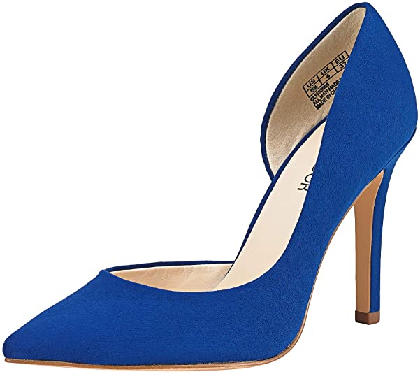 JENN ARDOR Stiletto High Heel Shoes for Women: Pointed, Closed Toe Classic Slip On Dress Pumps