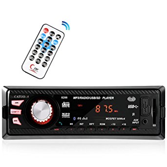 LESHP FM Radio,Bluetooth USB/MP3 Car Stereo Receiver,Wireless Remote Control