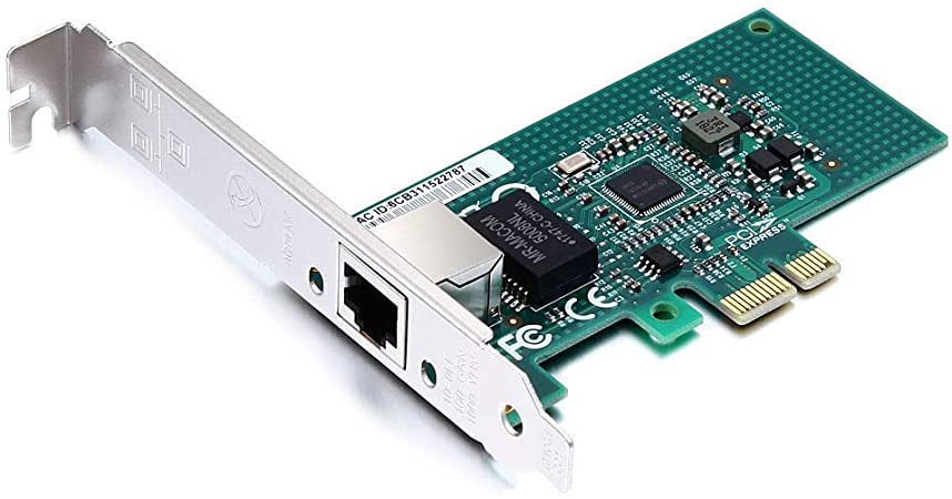 10Gtek for Intel I210 Chip 1G Gigabit Ethernet Network Card (NIC), Single Copper RJ45 Port, PCI Express 2.1 X1, Same as I210-T1