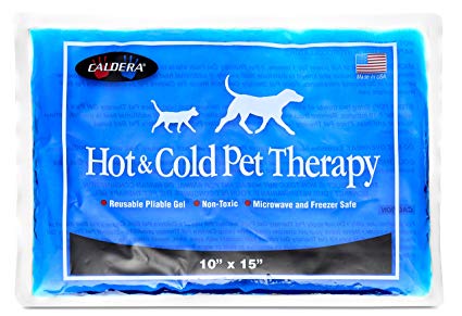 CALDERA 10" x 15" Pet Therapy Gel Pack - Hot and Cold Therapy Gel Pack, Latex-Free, Non-Toxic and Microwave & Freezer Safe