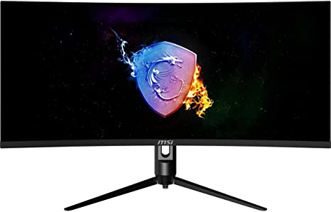 MSI MAG342CQPV, 34" Gaming Monitor, 3440 x 1440 (UWQHD), VA, 100Hz, FreeSync, HDR Ready HDMI, Displayport, Tilt, Swivel, Height Adjustable,Pivot