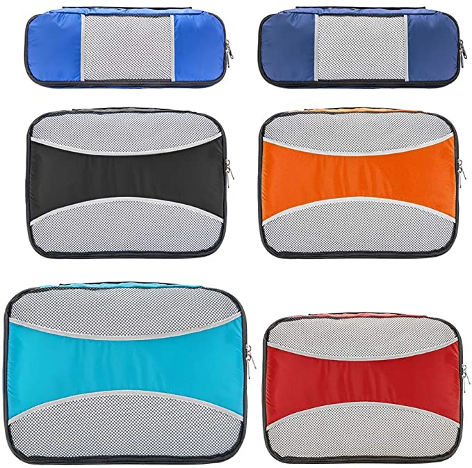 ZOMAKE 6 Set Packing Cubes for Travel - Lightweight Luggage Packing Organizer Travel Accessories