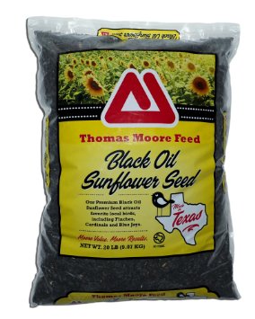TMF Black Oil Sunflower Bird Seed , 20 lb