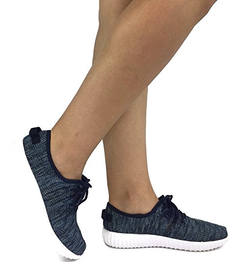 The Collection JILL Womens Athletic Shoes Casual Fashion Breathable Mesh Sneakers