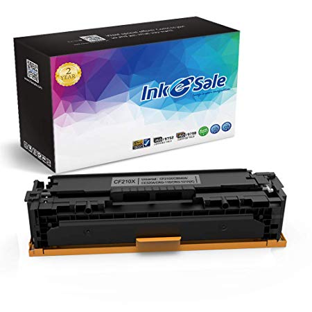 INK E-SALE Compatible Toner Cartridge Replacement for HP 131A CF210A 131X CF210X (Black, 1-Pack), for use with HP MFP M276nw HP Laserjet Pro 200 Color M251nw, Canon MF8280Cw LBP7110Cw Printer