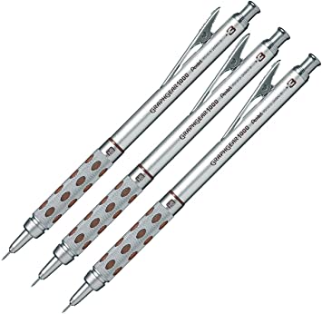 Pentel Graphgear 1000 Drafting Pencil PG1013 0.3 mm (Set of 3 pens)
