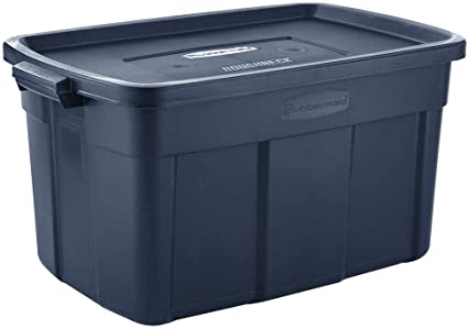 Rubbermaid Roughneck️ Storage Totes 31 Gal Pack of 3 Durable, Reusable, Set of Large Storage Containers