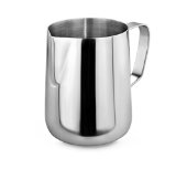 New Star Foodservice 28805 Commercial Grade Stainless Steel 188 Frothing Pitcher 12-Ounce