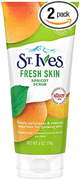 St. Ives Fresh Skin Invigorating Apricot Scrub 6 Oz (2 Pack) by St. Ives