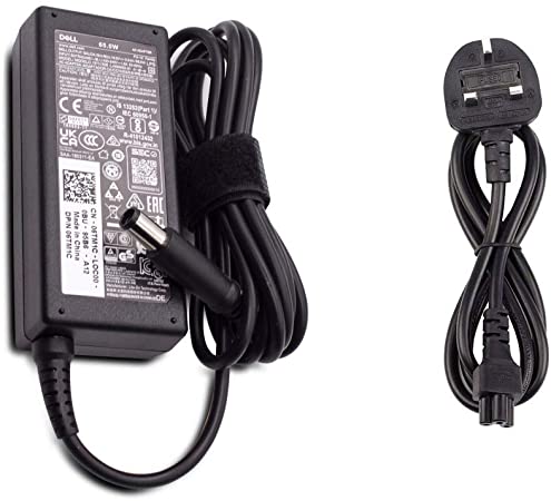 Dell New Genuine 65W Charger Replacement Latitude E7470 Laptop Ac Adapter With Power Cord - Sold By Wikiparts