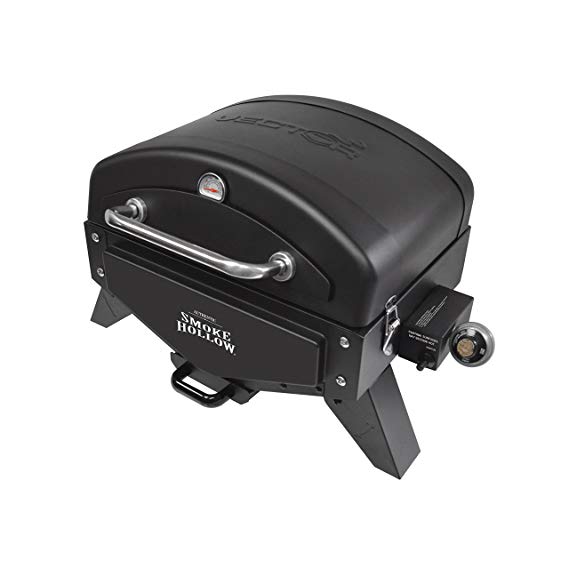 Smoke Hollow VT280B1 Vector Series, Portable Table Top Propane Gas Grill with Warming Rack,   367 sq. inches of Cooking Area,   Dimensions: 25.25"W x 19.5"D x 16"H