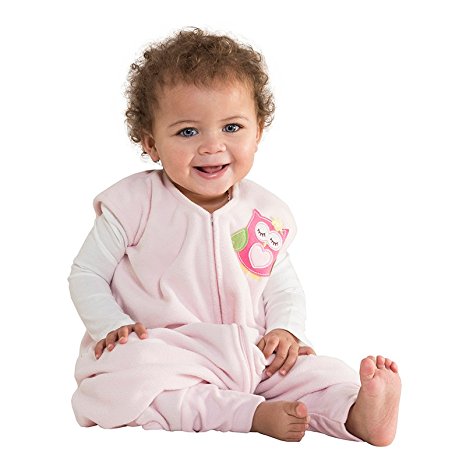 HALO Early Walker SleepSack Micro Fleece Wearable Blanket Pink, Large