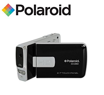 1080p Full HD Compact Camcorder Polaroid ID1880 18.1 MegaPixel large 2.7" Screen (Black)