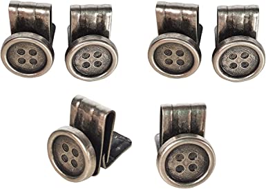 Olata Pack of Six Clip On Buttons for Braces in Presentation Box