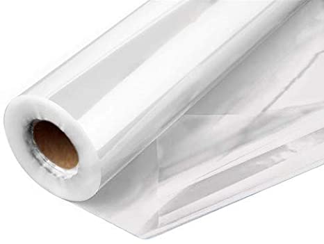 Clear Cellophane Wrap Roll 31.5 Inches Wide by 100 Feet Long 1.2 Mil Thick Cellophane Roll for Baskets Gifts Flowers Food Safe Cello Rolls (Folded on 16" Roll - Unfolds to 31.5" Wide) (32"x100')