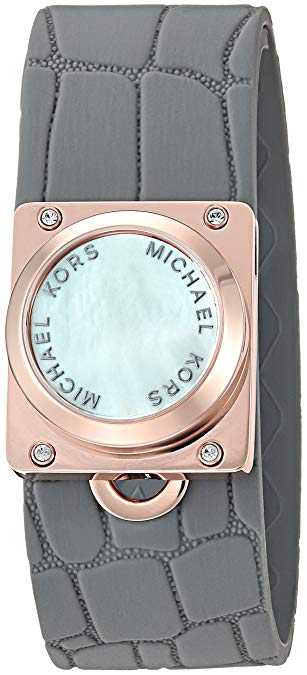 Michael Kors "Access Activity Tracker Reade Croco Embossed Silicone Bracelet