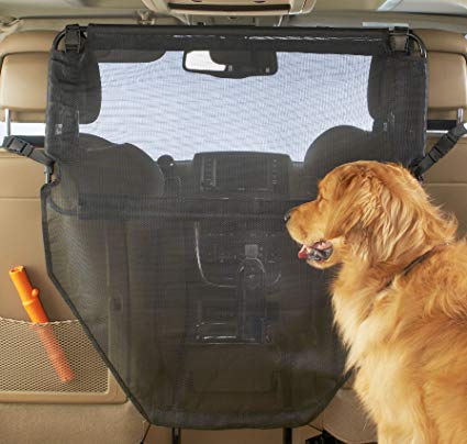 High Road Wag'nRide Dog Car Barrier with Steel Frame and Heavy-Duty Mesh Cover
