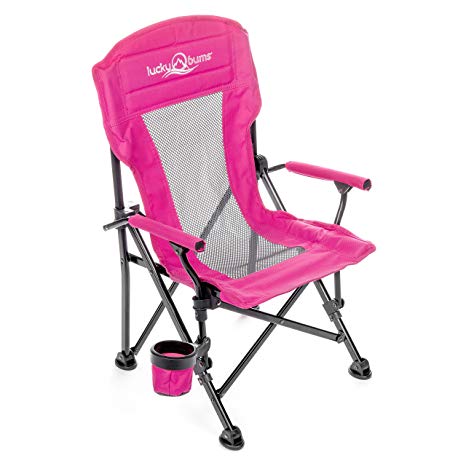 Lucky Bums Youth Folding Arm Chair with Cup Holder