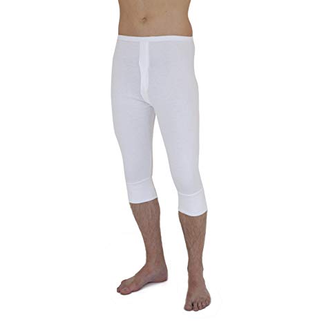 Mens Thermal Underwear 3/4 Length Long Johns (British Made)