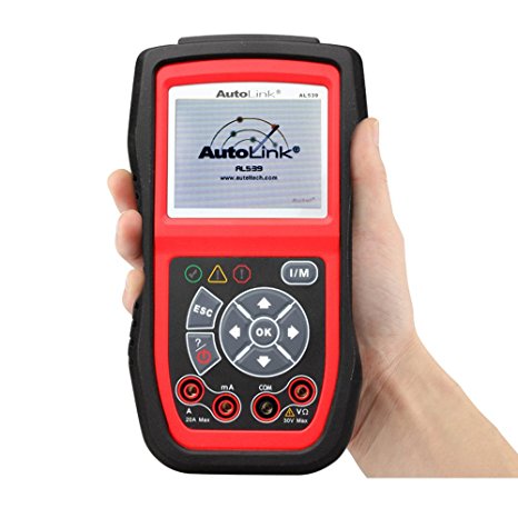 Autel AutoLink AL539B Code Reader Battery Test and OBD2 Auto Diagnostic Scanner