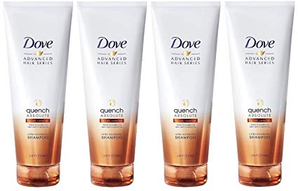 Dove Advanced Hair Series Shampoo, Quench Absolute Therapy 8.45 oz (4 pack)