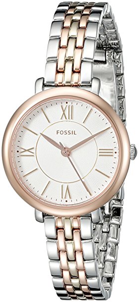 Fossil Women's ES3847 Jacqueline Small Three-Hand Two-Tone Stainless Steel Watch