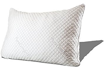 PureComfort - Internet’s Most Comfortable & Luxurious Pillow | Cool Gel Infused | Adjustable Loft | Neck & Back Pain Relief | CertiPUR-US Fill | 5Yr Warranty | 100 Night Trial - Standard
