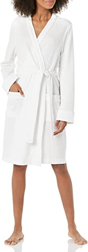 Amazon Essentials Women's Lightweight Waffle Mid-Length Robe