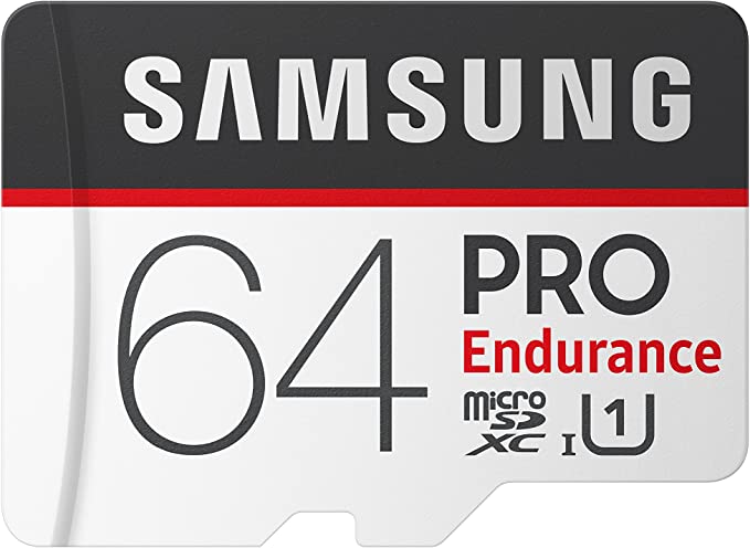 Samsung PRO Endurance 64GB 100MB/s (U1) MicroSDXC Memory Card with Adapter (MB-MJ64GA/AM)