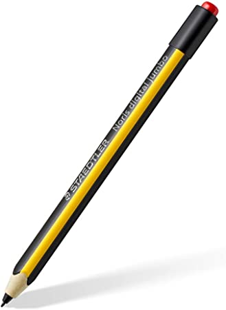 STAEDTLER Noris digital jumbo 180J 22. EMR Stylus with soft digital eraser. For digital writing, drawing and erasing on EMR equipped displays