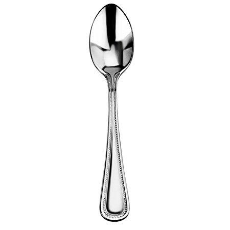 New Star Foodservice 58529 Bead Pattern, Stainless Steel, Dinner Spoon, Set of 12
