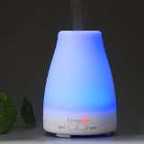 Essential Oil Diffuser Tenswall Portable Ultrasonic 100ml Aroma Cool Mist Humidifier with 7 Color LED Lights Changing for Home Office Bedroom