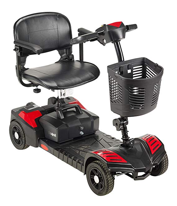 Drive Medical Scout Compact Travel Power Scooter, 4 Wheel