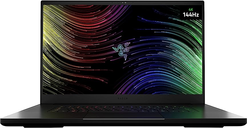 Razer Blade 17 Gaming Laptop: NVIDIA GeForce RTX 3070 Ti - 12th Gen Intel 14-Core i9 CPU - 17.3" UHD 144Hz - 32GB DDR5 RAM - 1TB PCIe SSD - Windows 11 - Chroma RGB - Thunderbolt 4 - SD Card Reader