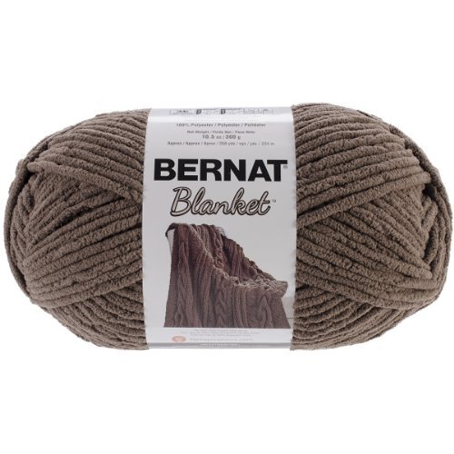 Bernat Blanket Yarn, 10.5 Ounce, Taupe