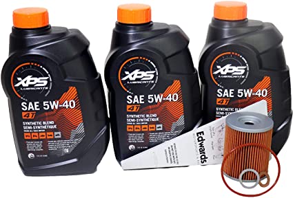 Can-Am XPS 4-Stroke Semi Synthetic Oil Change Kit for Can-Am Commander 1000 XT 2011-2019
