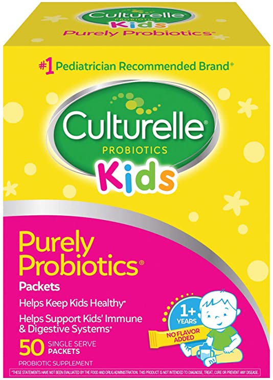 Culturelle Kids Daily Probiotic Packets Dietary Supplement | Helps Support a Healthy Immune & Digestive System | Works Naturally with Your Child’s Body | 50 Single Packets