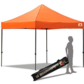 ABCCANOPY 30 Colors Pop up Canopy Folding Heavy Duty Commercial Instant Canopy,Bonus Carrying Bag,Orange