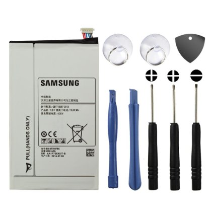 BinTEK Samsung Galaxy Tab S 8.4 Battery SM-T700 Battery EB-BT705FBC 4900mAh Li-Polymer Premium Samsung Tab S 8.4 Battery with Opening Repair Tool Kit / Compatible with Models T700 T705 T707