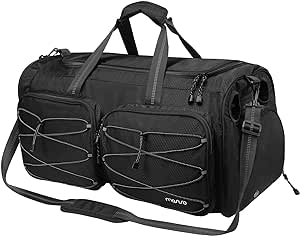 MOSISO Baseball Bag, Large Capacity Catchers Gear Bag Baseball Bat Bag with Shoe Compartment Baseball Shoulder bag with Handle for Men Women for Baseball Gear