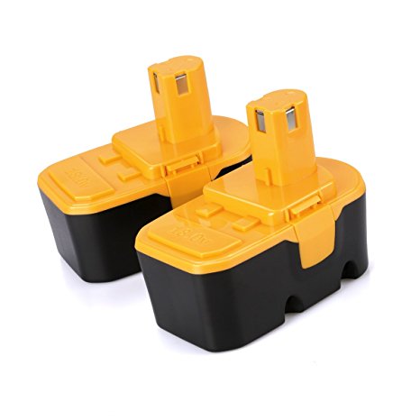 ANTRobut 2 Pack 18v 3.0Ah Replacement battery for Ryobi One Plus P100 P101 130224028 130224007 130255004 ABP1801 ABP1803