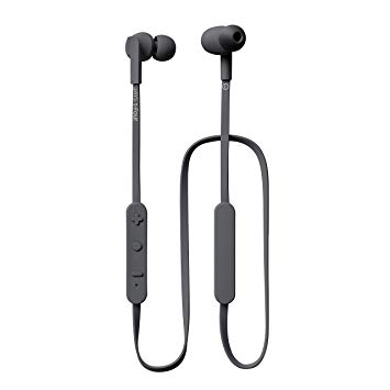 JAYS Wireless Headphones, t-Four Bluetooth Headphones with a Massive 10 Hours Play Time for Running, Cycling, Gym and Sound Isolating With Mic - Grey