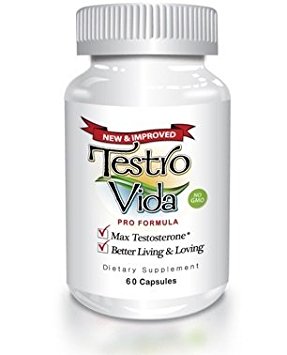Testro Vida Pro - 60 Capsules - Natural Testosterone Booster Supplement for Men and Women - Increase Stamina, Size, Energy - with Long Jack, Horny Goat Weed, Tribulus Terrestris, Zinc, Avena Sativa