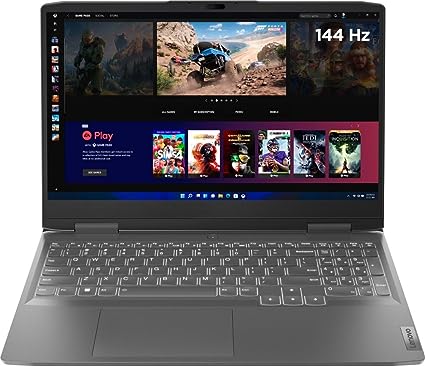 Lenovo LOQ 15.6" Gaming Laptop (FHD), Intel Core i5-13420H, 8-core, 4.6GHz, 32GB DDR5 Memory 1TB SSD, NVIDIA GeForce RTX 3050 with 6GB, Backlit KB, Cooling, Windows 11, Storm Grey, W/GaLiMu